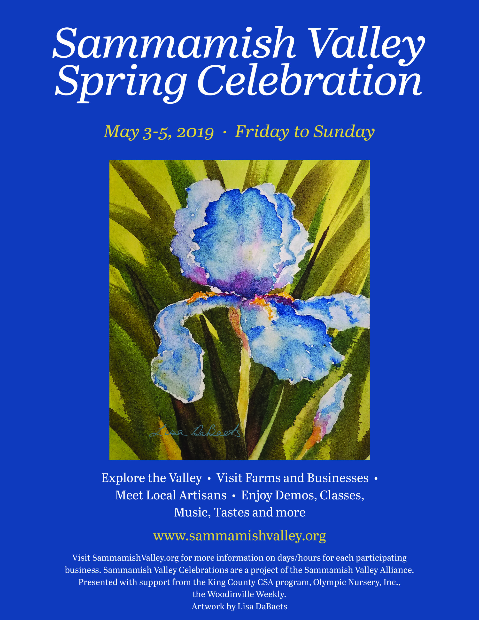 2019 Sammamish Valley Poster Spring